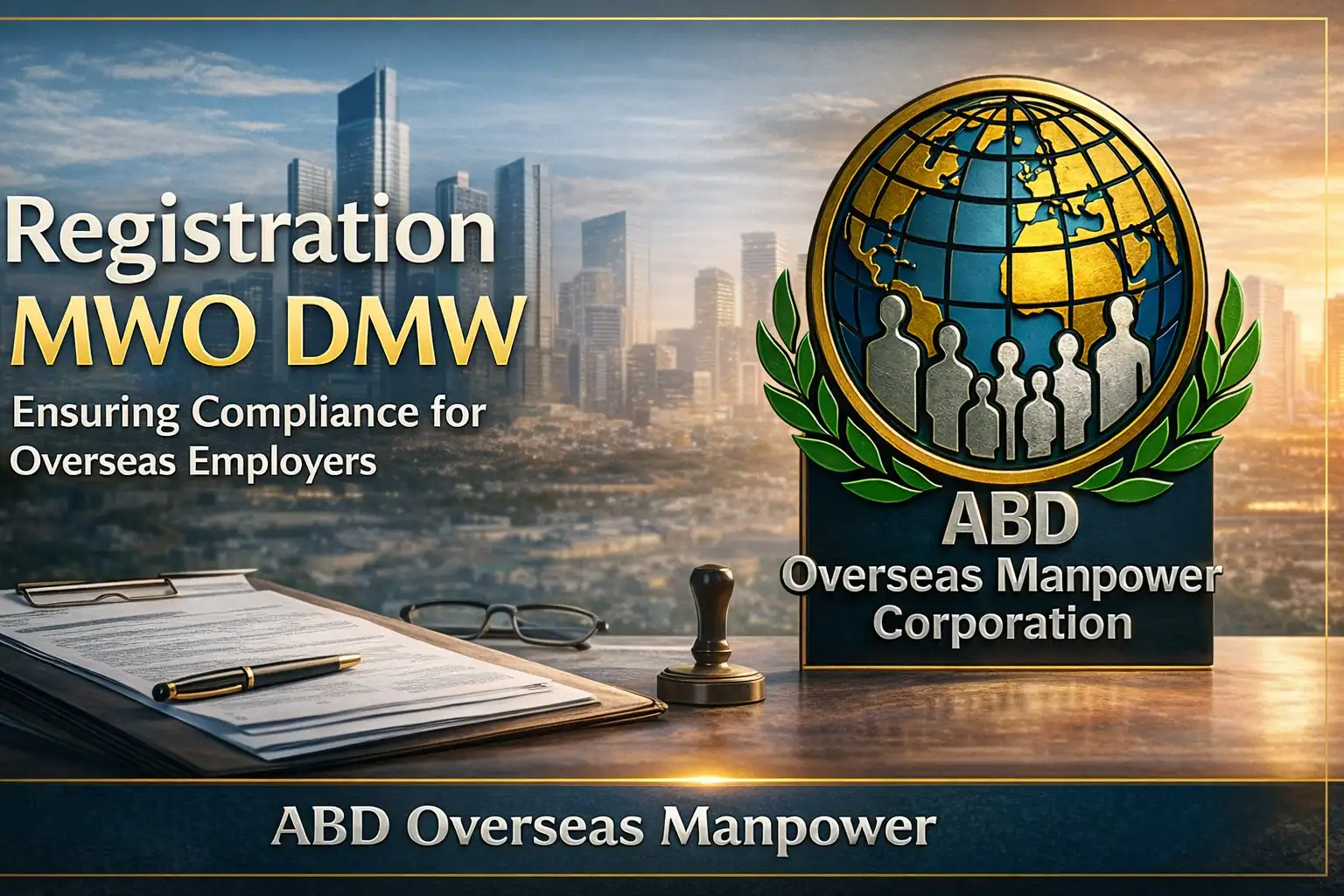 Registration MWO DMW compliance processing for overseas employers