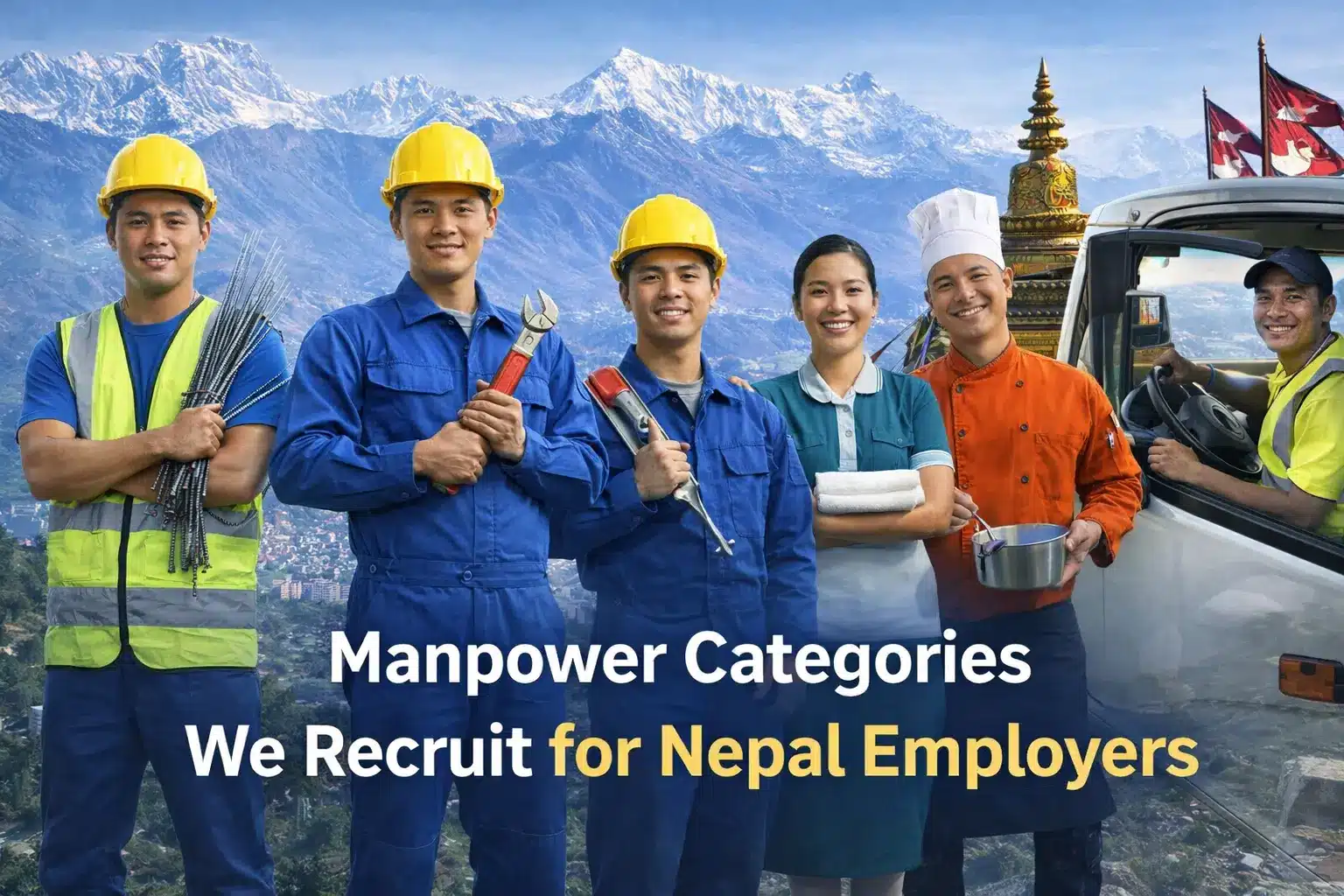 Skilled Filipino workers shortlisted for Nepal employers across technical and operations roles