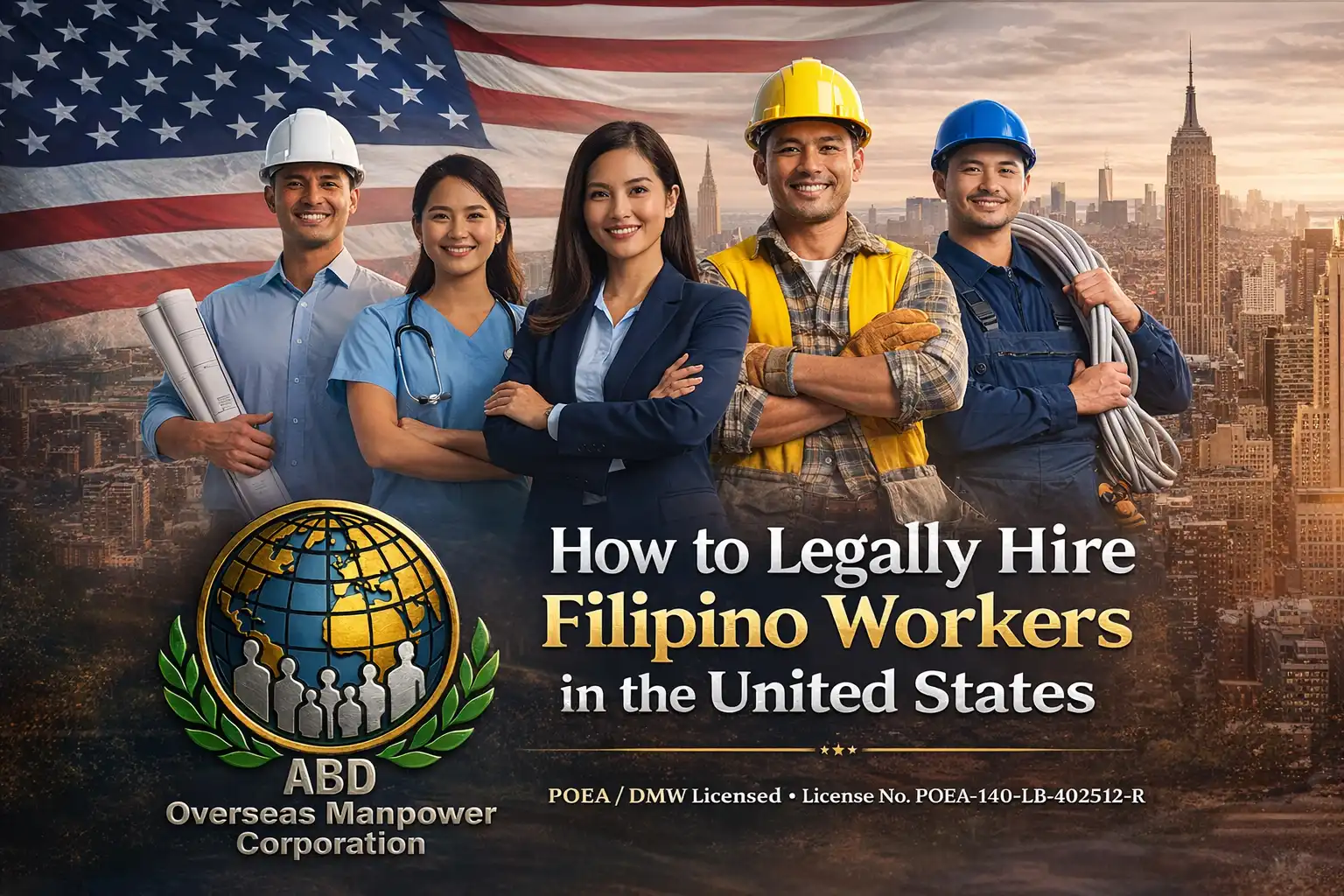 Employer guide to legally hiring Filipino workers in the United States with ABD Overseas Manpower Corporation