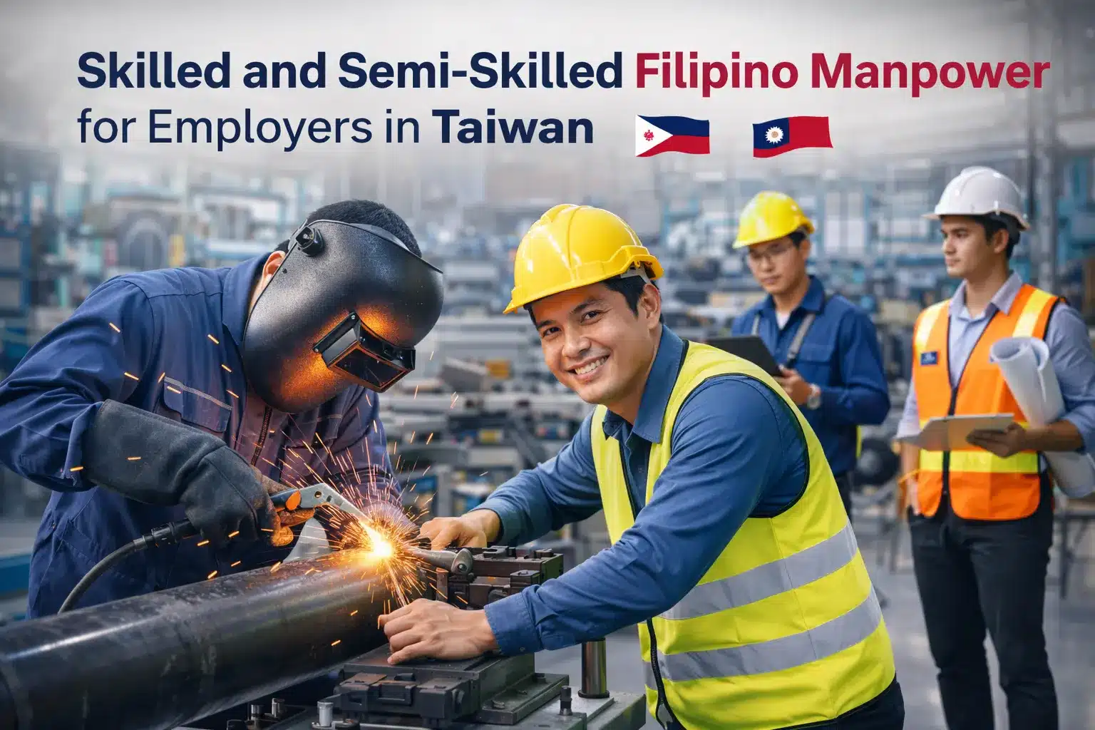 Skilled and semi-skilled Filipino manpower categories for Taiwan employers