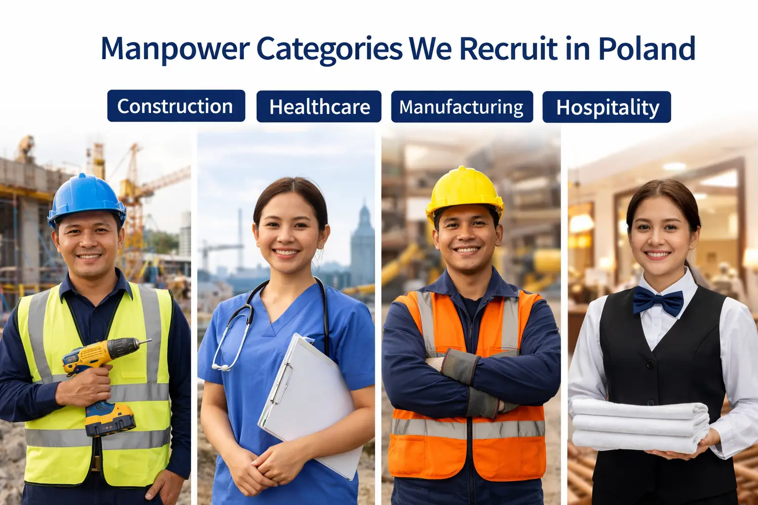 Manpower categories for Poland employers sourcing Filipino workers
