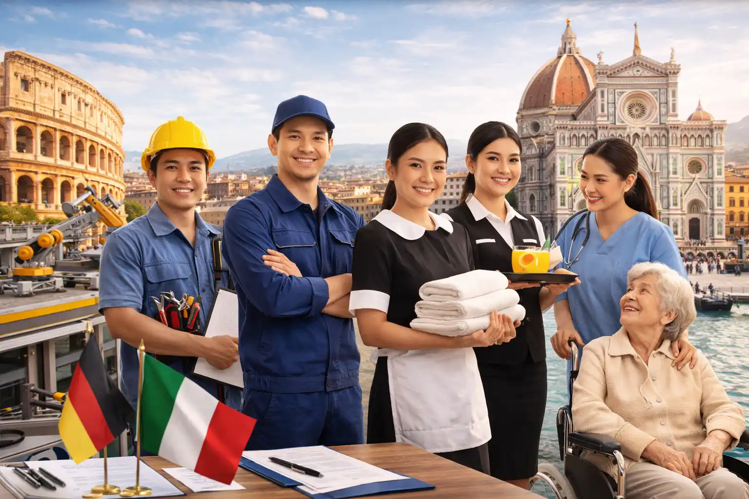 Skilled Filipino workforce categories for Italy employers