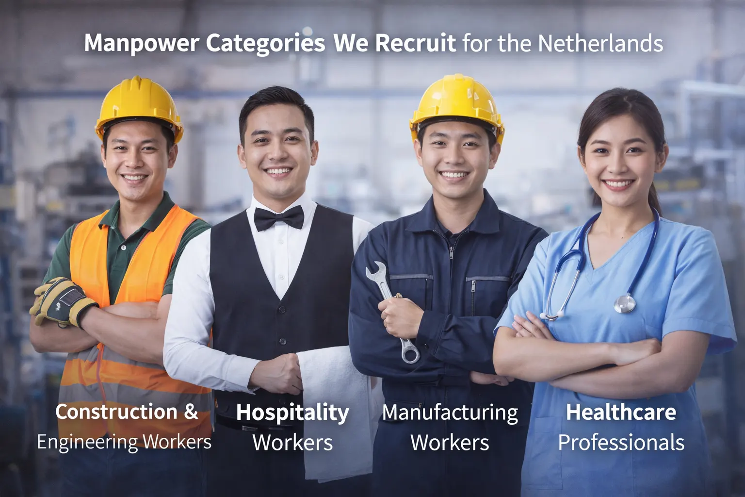 Filipino manpower categories for Netherlands employers by role type