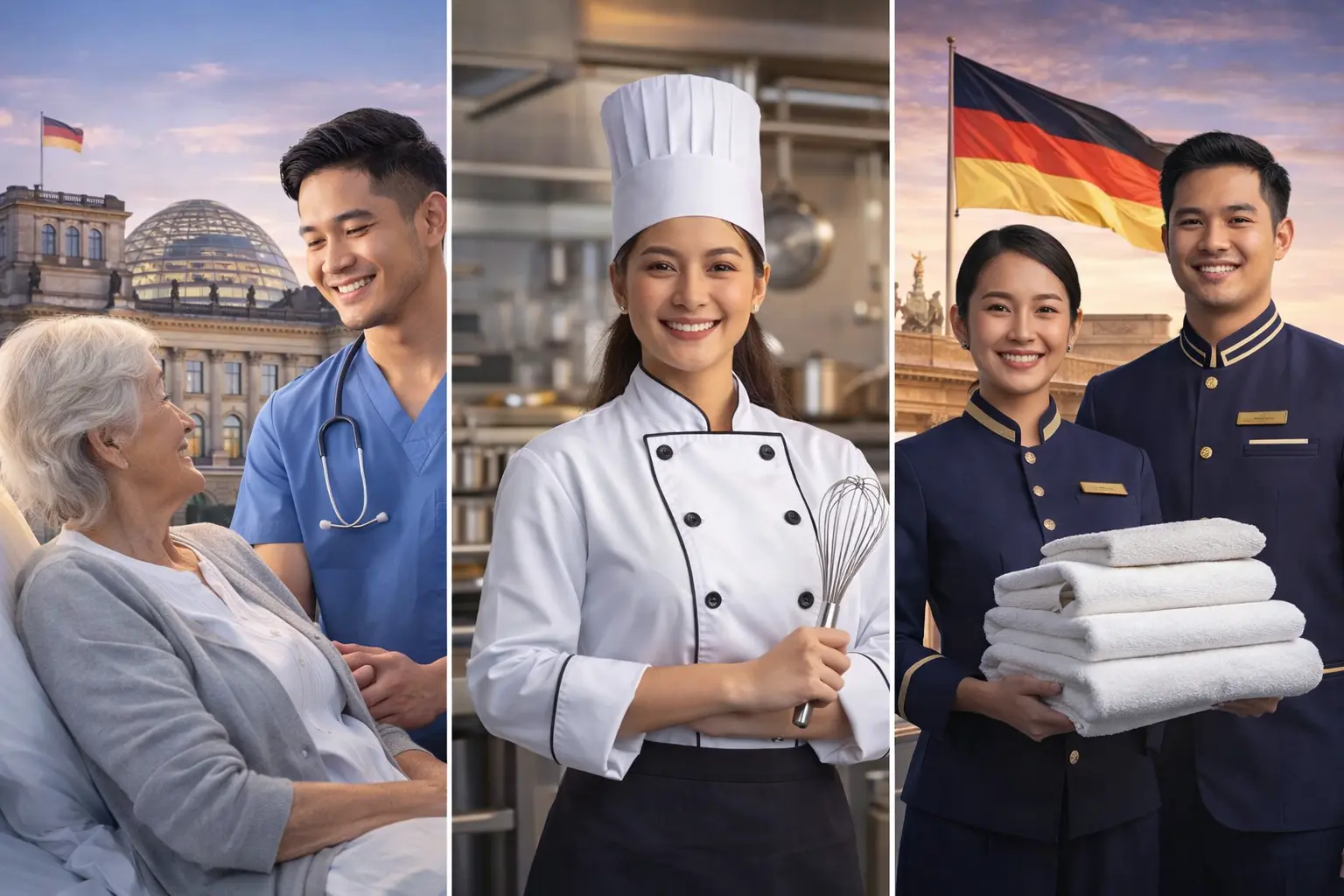 filipino manpower recruitment in Germany for healthcare and service employers
