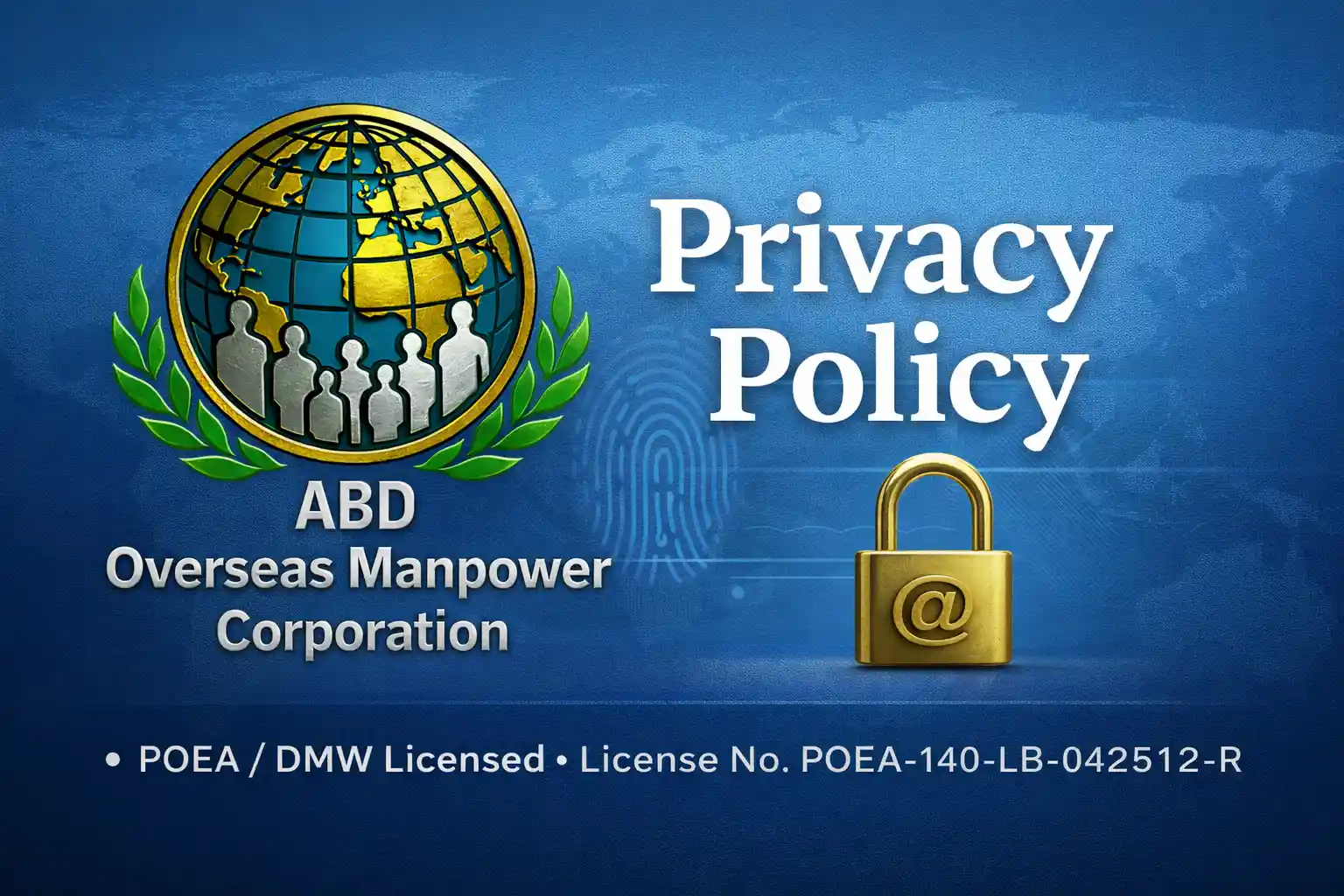 Privacy Policy | ABD Overseas Manpower