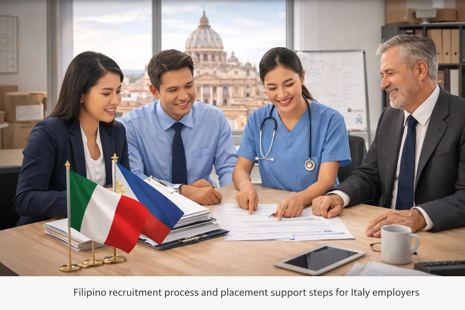 Recruitment process for Italy employers hiring through ABD Overseas Manpower