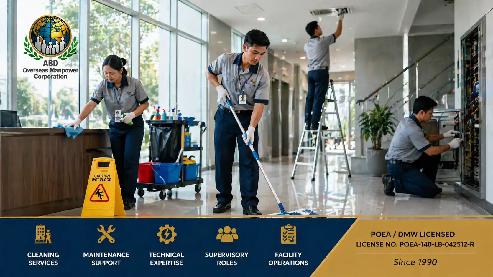 facilities management recruitment Philippines for overseas employers