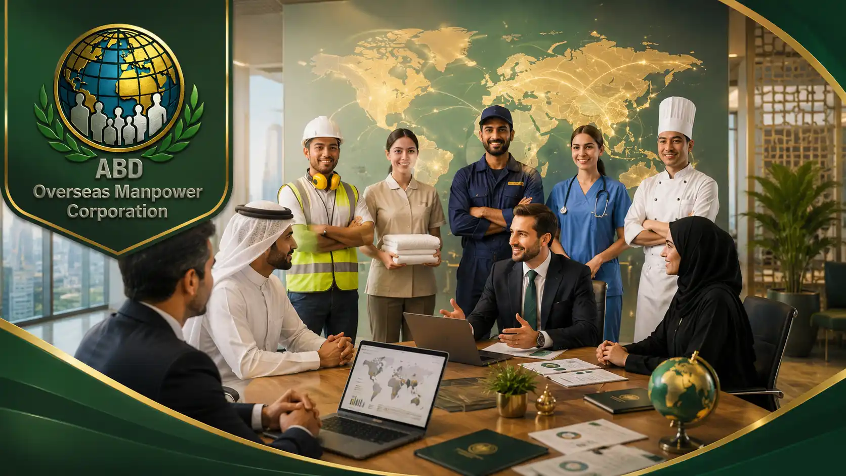 موارد التوظيف والاستقدام لأصحاب العمل باللغة العربية عبر ABD Overseas Manpower