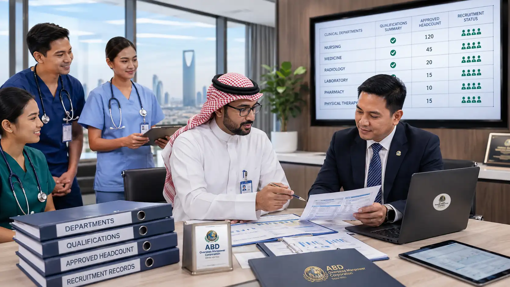 Healthcare recruitment in Saudi Arabia for Filipino nursing, allied-health, clinical-support and healthcare personnel