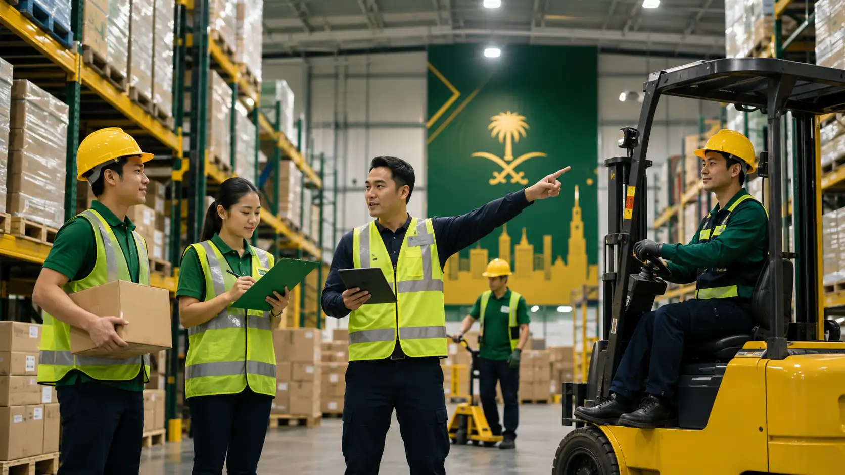 Logistics recruitment in Saudi Arabia for Filipino warehouse, inventory, materials-handling, distribution and logistics personnel