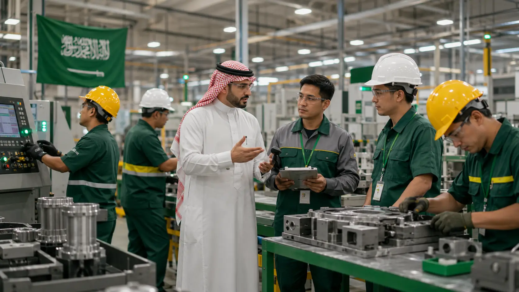 Manufacturing recruitment in Saudi Arabia for Filipino production, machine-operation, technical, maintenance and industrial personnel